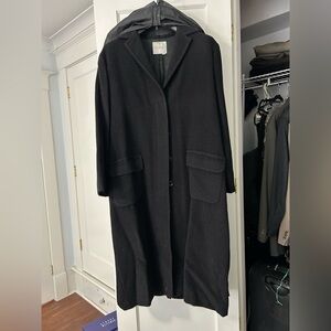 Classic Canadian Marisa Minicucci Women’s alpaca & wool blend Long black Coat